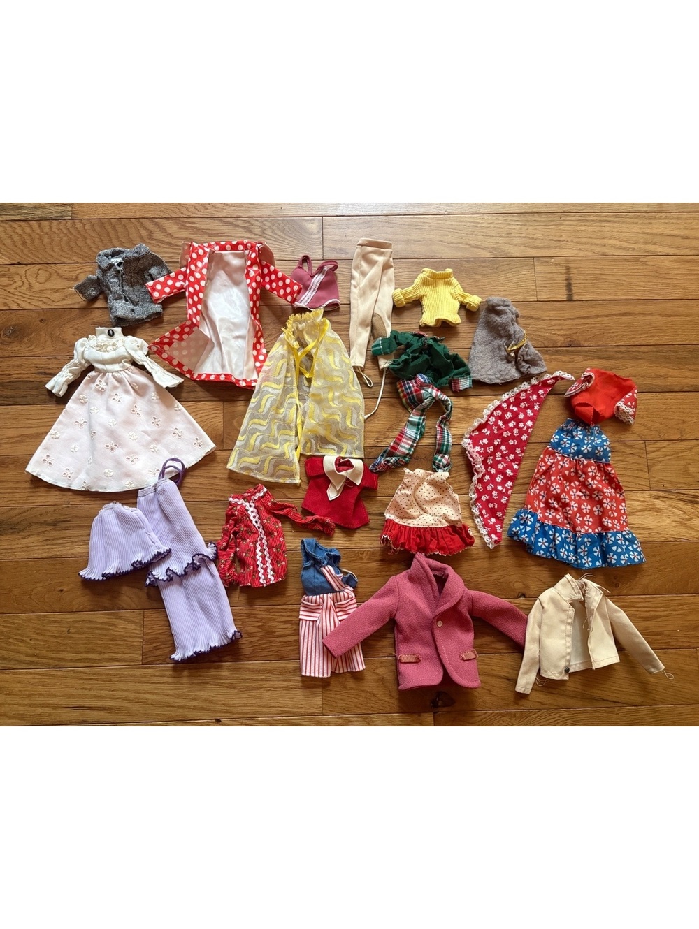 Vintage Barbie Doll Clothes Lot - Mixed Styles and Colors, Various 140+ pieces